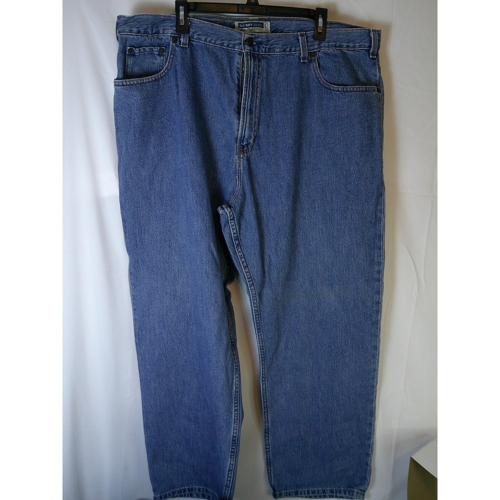 Old Navy Classic Jeans Mens 44x30 Medium Wash Blue Straight Leg Denim Pants